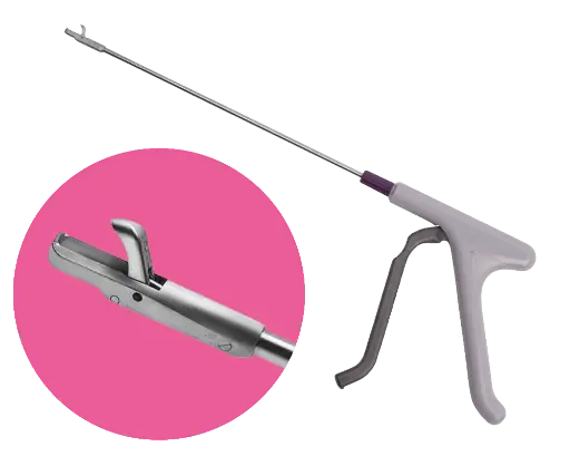 Roterbar biopsitang for cervix