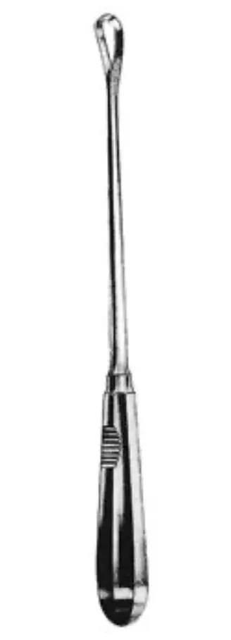 Curett 35 cm, Bumm