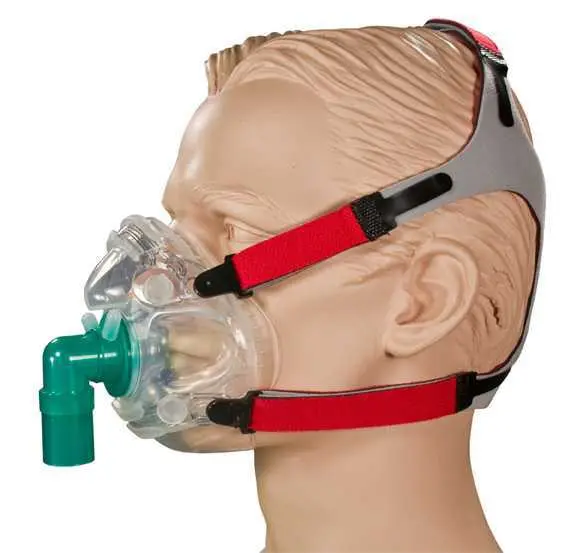 Hans Rudolph maske 7500 (NIV, uventilert, uten AAV, vinkelrør)