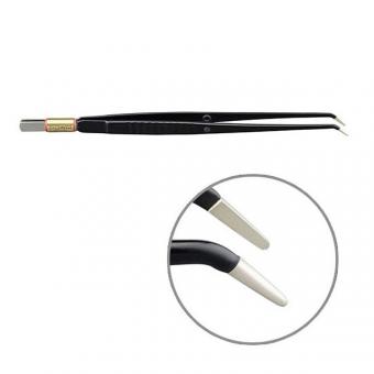 Bipolär flergångspincett NON-Stick-Gold (vinklad)