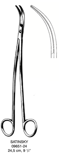 [09651-24] Sax Satinsky, böjd 24,5 cm