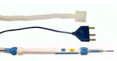 [F4798SE/TEF/H] Teleskopiskt Diatermihandtag Med Rökutsug 